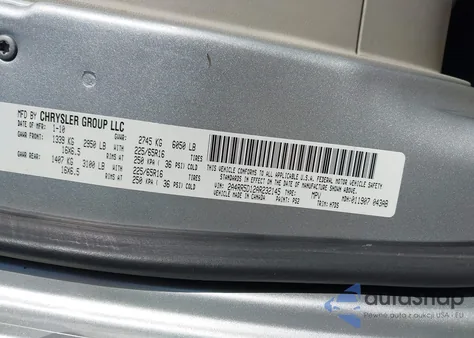 2010 Chrysler Town & Country Touring из США, поврежденный, VIN 2A4RR5D12AR232145